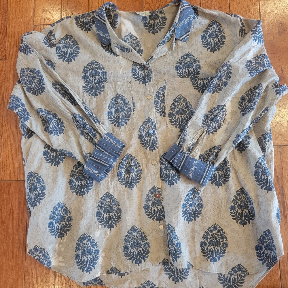 Super Cute EUC Jaded Gypsy Blouse